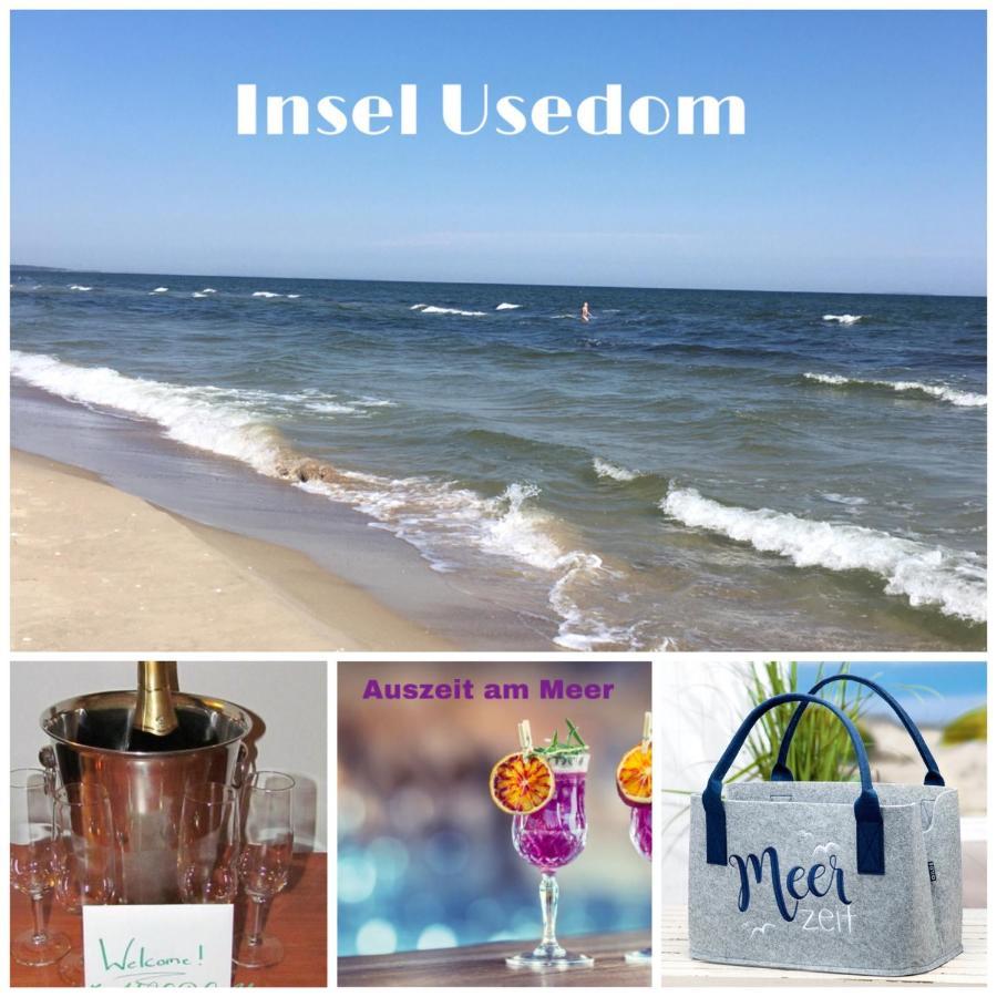 Ferienwohnung Mit Terrasse - Insel Usedom ทรัสเซนไฮเดอ ภายนอก รูปภาพ