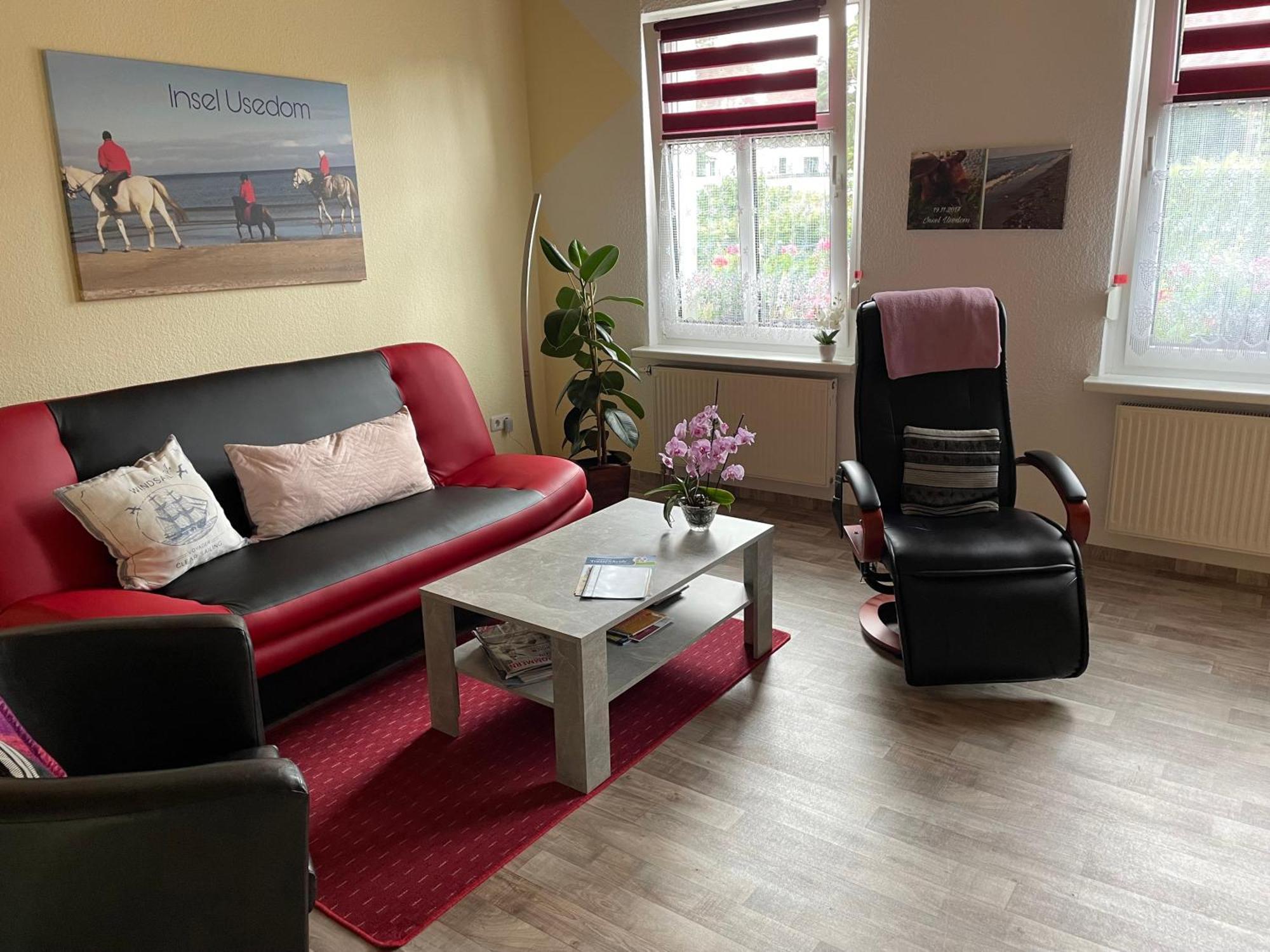 Ferienwohnung Mit Terrasse - Insel Usedom ทรัสเซนไฮเดอ ภายนอก รูปภาพ